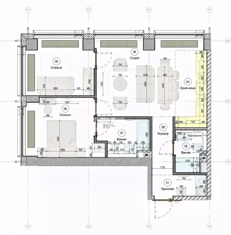 3-к кв. Москва 2-я Хуторская ул., 34 (65.0 м) - Фото 2