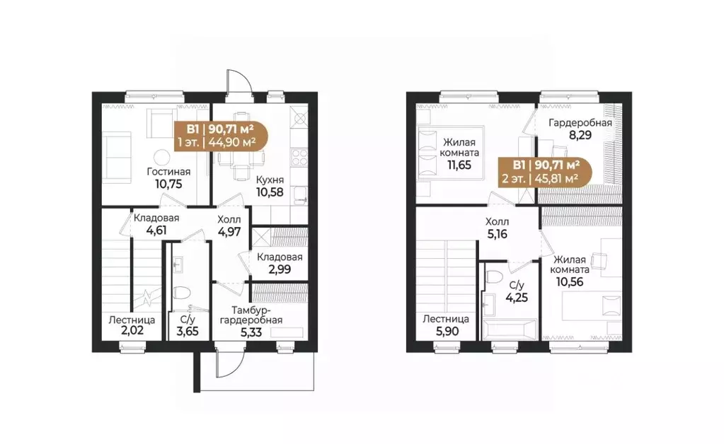 Таунхаус в Ленинградская область, Всеволожск ш. Южное (91 м) - Фото 0