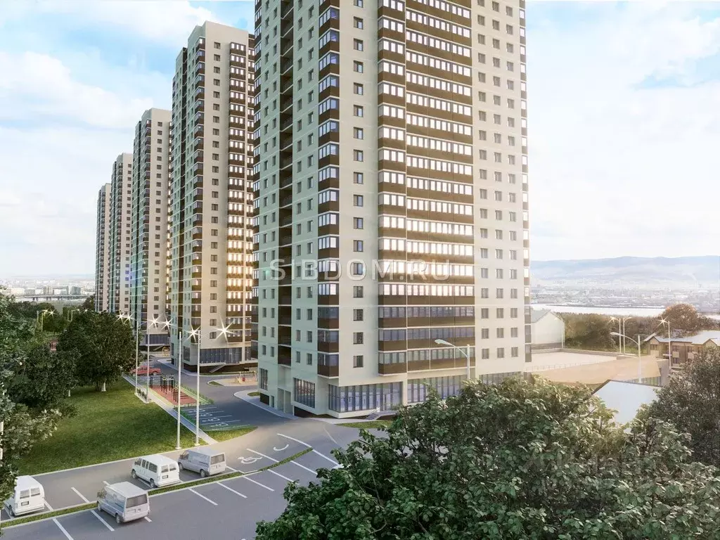 2-к кв. Красноярский край, Красноярск Дудинская ул., 5 (64.73 м) - Фото 2