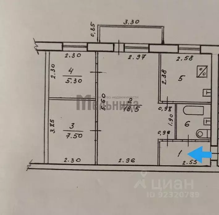 2-к кв. Волгоградская область, Волгоград ул. Чебышева, 42 (44.0 м) - Фото 1