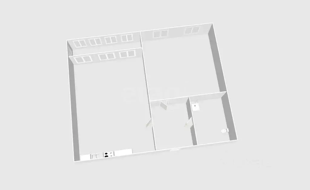 2-к кв. Сахалинская область, Южно-Сахалинск ул. А.О. Емельянова, 21А ... - Фото 2