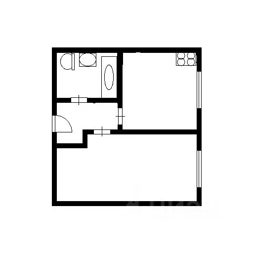 1-к кв. Санкт-Петербург просп. Героев, 18 (35.5 м) - Фото 2