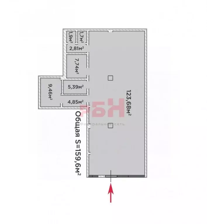 Торговая площадь в Тюменская область, Тюмень Олимпийская ул., 9/1 (160 ... - Фото 2