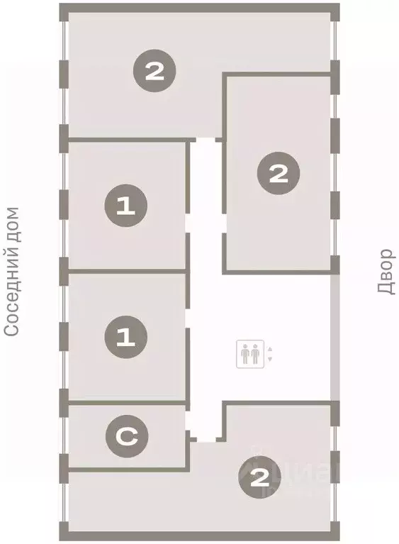 1-к кв. Новосибирская область, Новосибирский район, Краснообск рп, 3-й ... - Фото 2