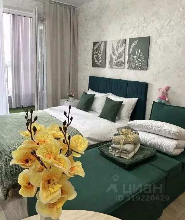 1-к кв. Новосибирская область, Обь Геодезическая ул., 6Вк2 (28.0 м) - Фото 1