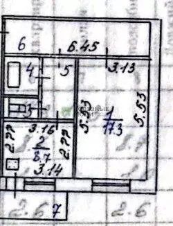 1-к кв. Белгородская область, Белгород ул. Челюскинцев, 58а (44.1 м) - Фото 1