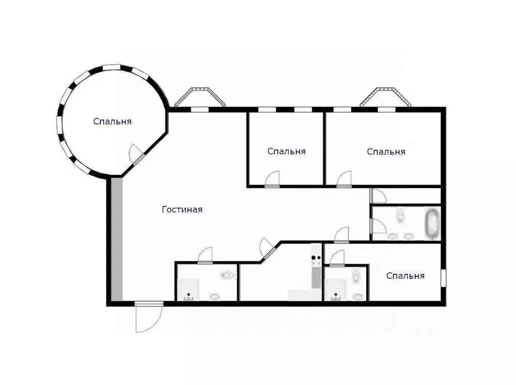 Помещение свободного назначения в Москва Малая Бронная ул., 31/13 (160 ... - Фото 2