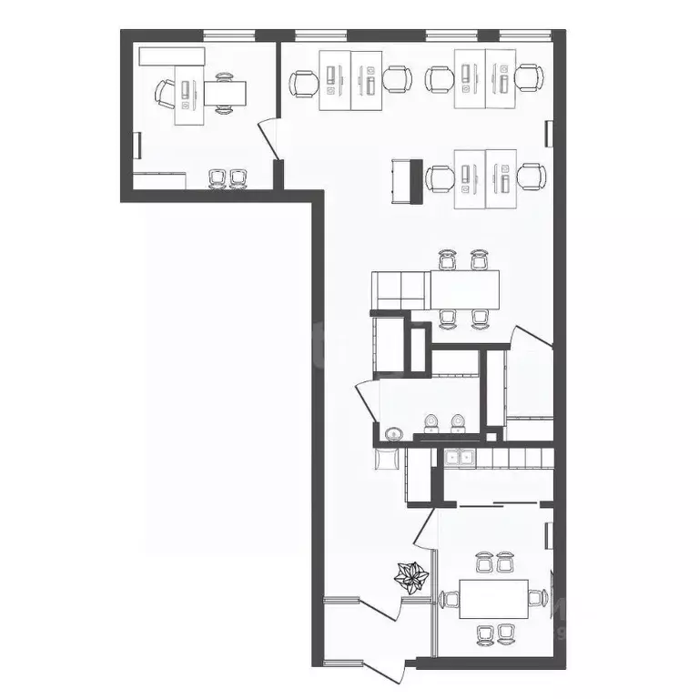 Офис в Тюменская область, Тюмень проезд Воронинские горки, 99Б (96 м) - Фото 2