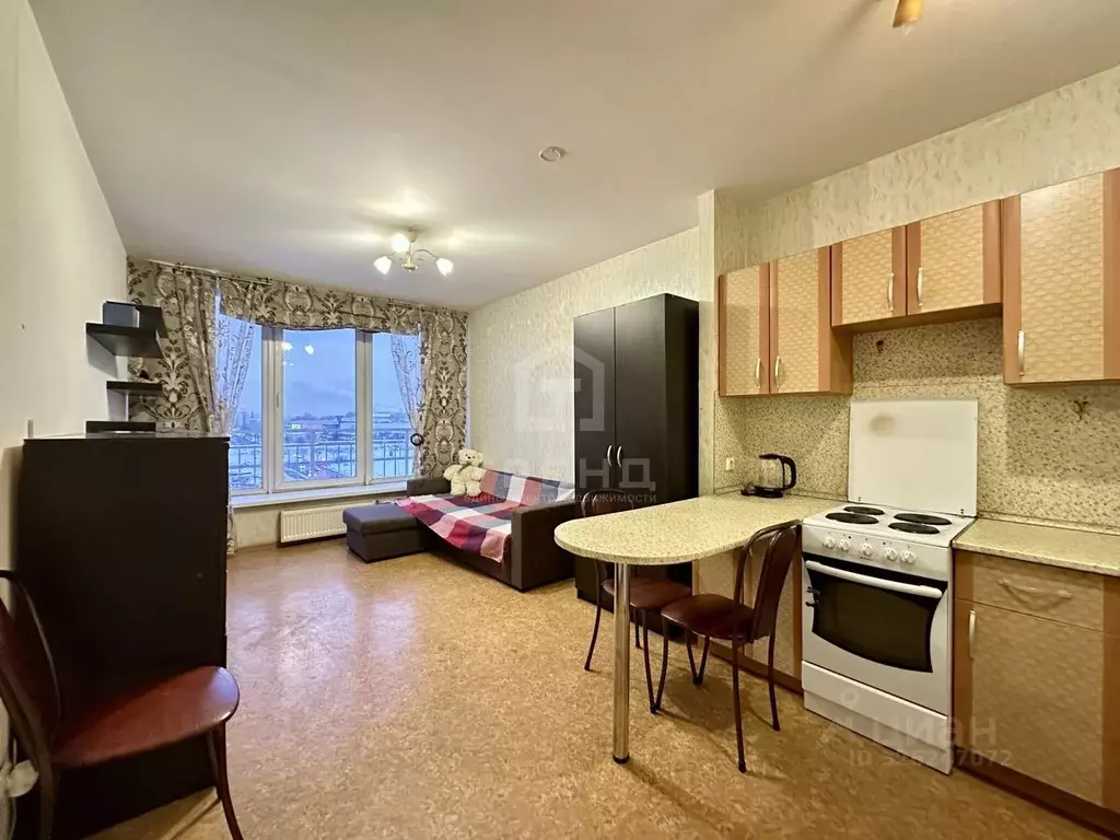 Студия Санкт-Петербург ул. Турку, 1к2 (26.0 м) - Фото 1