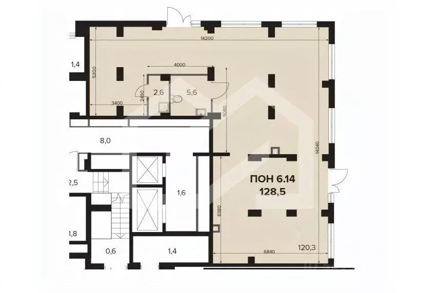 Помещение свободного назначения в Москва Ленинградское ш., 228к6 (129 ... - Фото 2