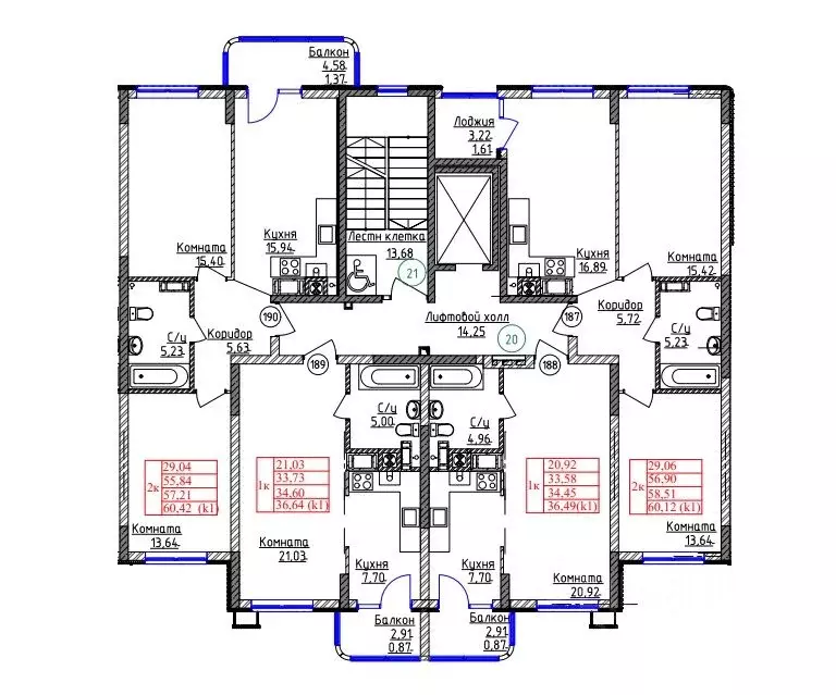 2-к кв. Калининградская область, Калининград ул. Дубовая Аллея (58.51 ... - Фото 2