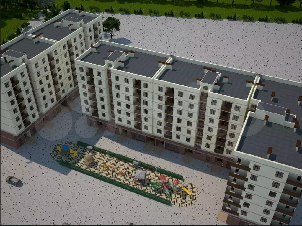 2-к. квартира, 72 м, 4/8 эт. - Фото 1