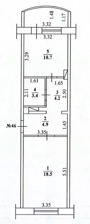 1-к кв. Саха (Якутия), Якутск ул. Лермонтова, 100/1 (44.0 м) - Фото 0