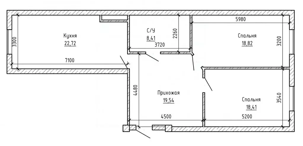 2-к кв. Кабардино-Балкария, Нальчик ул. Героя России Т.М. Тамазова ... - Фото 1