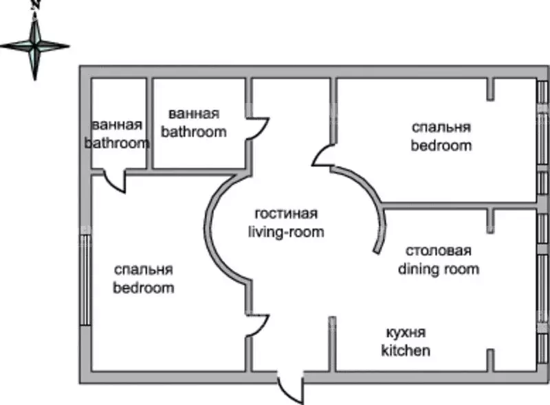 3-комнатная квартира: Москва, Шмитовский проезд, 16с1 (110 м) - Фото 1