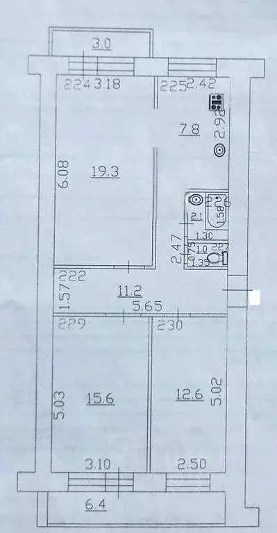3-к кв. Самарская область, Самара Ново-Садовая ул., 25 (79.0 м) - Фото 1