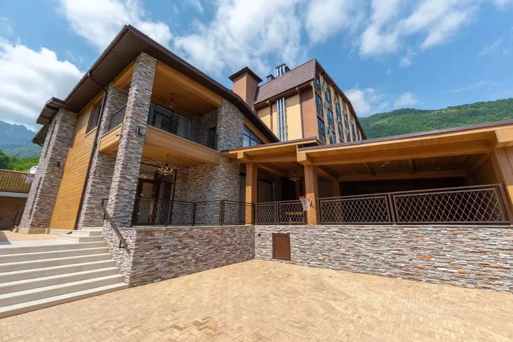 Коттедж в Краснодарский край, Сочи Красная Поляна пгт, ул. Ачишховская ... - Фото 1