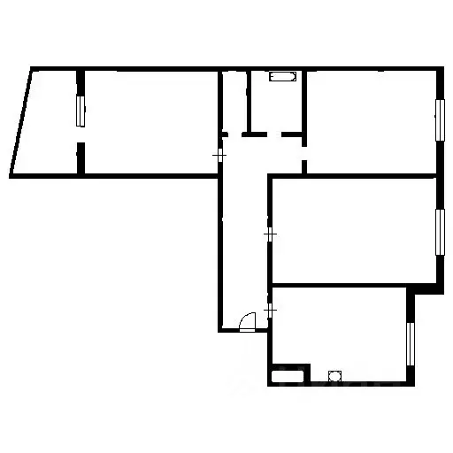 3-к кв. Воронежская область, Воронеж ул. Маршала Жукова, 8 (62.5 м) - Фото 2