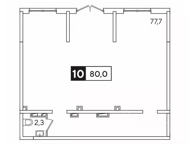 Офис в Краснодарский край, Краснодар ул. Анны Ахматовой, 6/1 (82 м) - Фото 1
