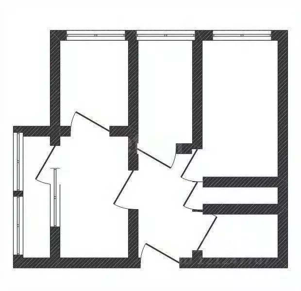3-к кв. Курская область, Курск ул. Карла Маркса, 67к3 (55.1 м) - Фото 2