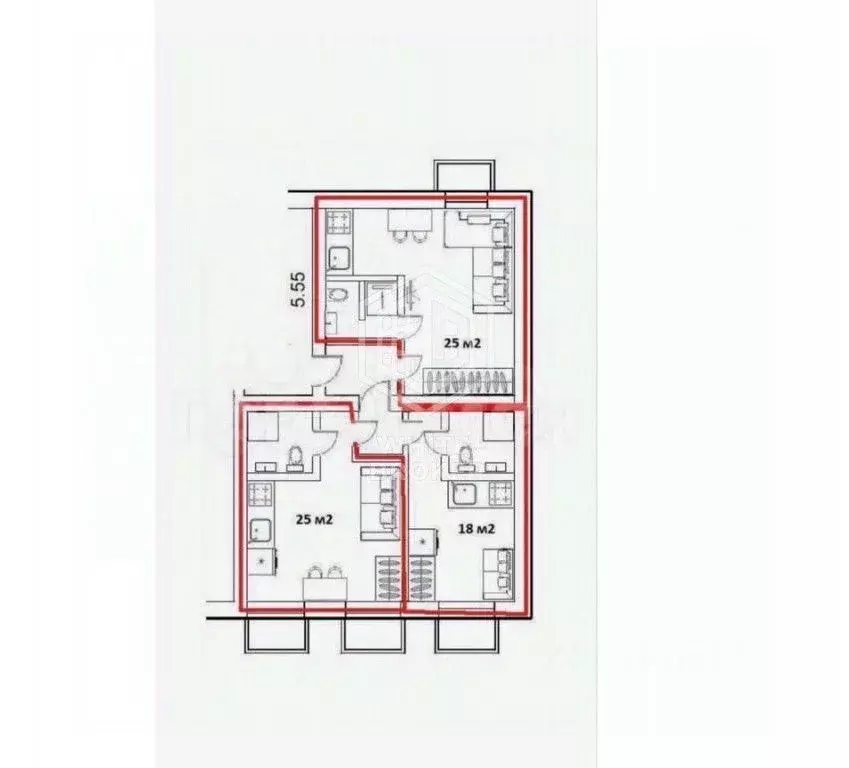 Помещение свободного назначения в Москва ул. Космонавта Волкова, 15К2 ... - Фото 1