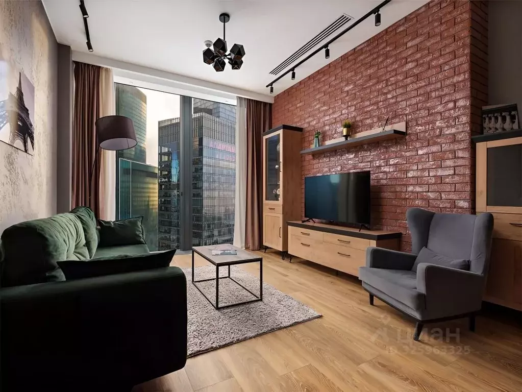 2-к кв. Москва 1-й Красногвардейский проезд, 22с2 (62.0 м) - Фото 2