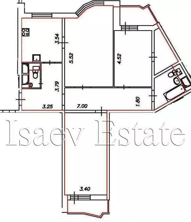 4-комнатная квартира: Красногорск, Красногорский бульвар, 24 (109 м) - Фото 2