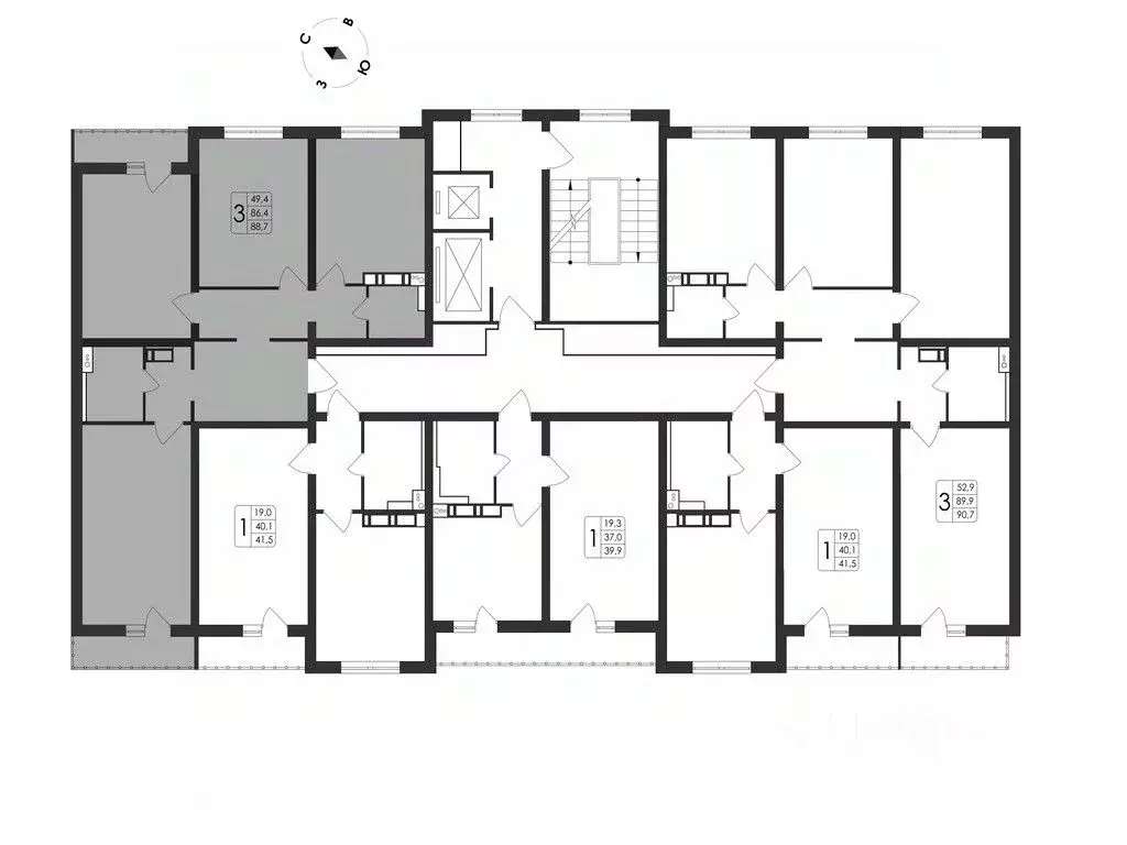 3-к кв. Воронежская область, Воронеж Первое Мая мкр, Май жилой ... - Фото 2