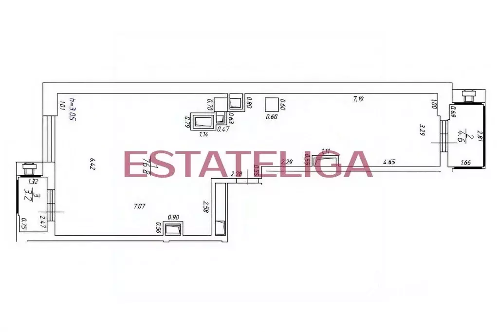 3-к кв. Москва Береговой проезд, 5к2 (85.0 м) - Фото 2