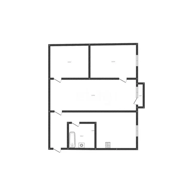 2-комнатная квартира: Ангарск, 8-й микрорайон, 92 (44.8 м) - Фото 1