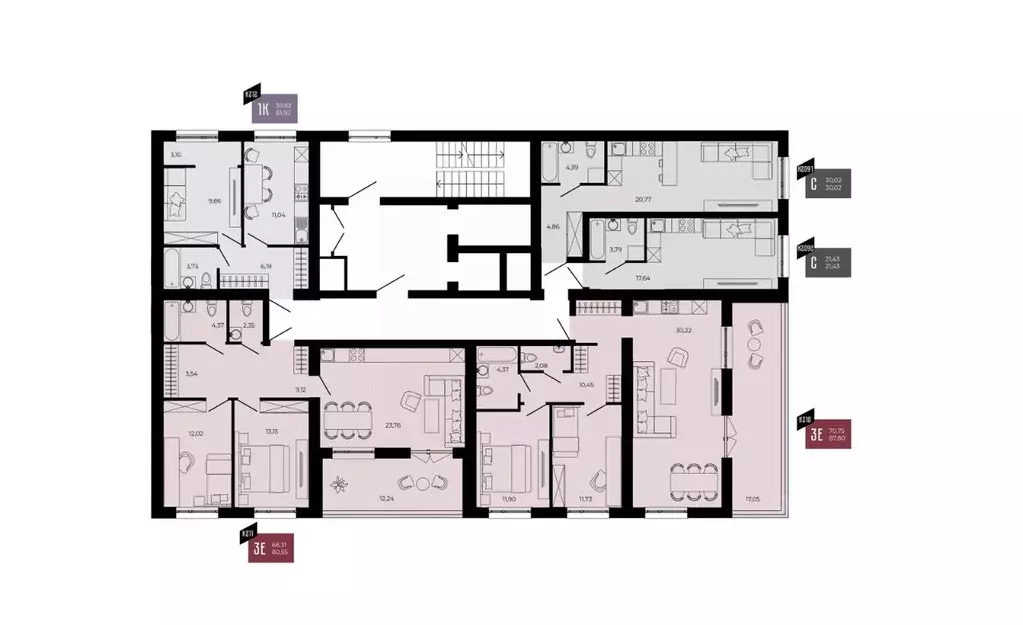 Студия Пензенская область, Пенза ул. Тепличная, 55 (21.43 м) - Фото 2