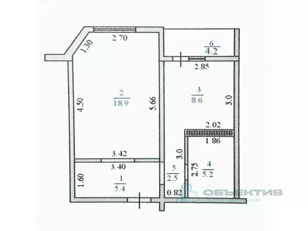 1-комнатная квартира: Новороссийск, Пионерская улица, 33 (44.8 м) - Фото 1