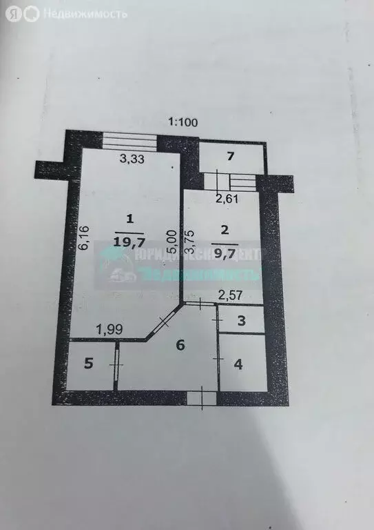 1-комнатная квартира: Белгород, улица Семашко, 40 (41.2 м) - Фото 1