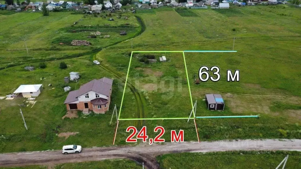 Участок в Башкортостан, Стерлитамакский район, Казадаевский сельсовет, ... - Фото 1