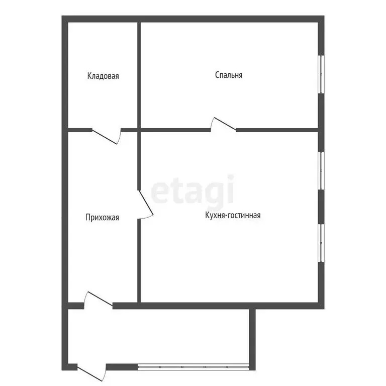 Дом в село Тарутино, улица Карташова (31.3 м) - Фото 2