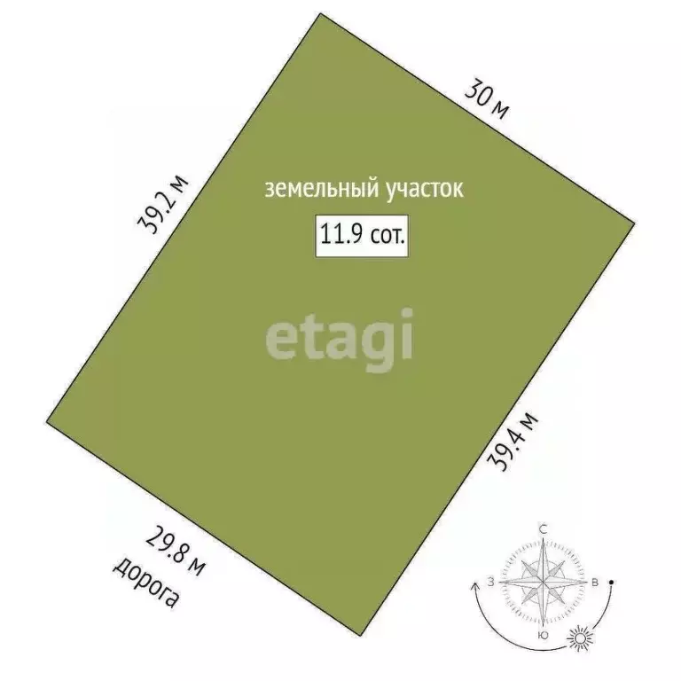 Участок в Ростовская область, Азов Азовский район,  (11.85 сот.) - Фото 2