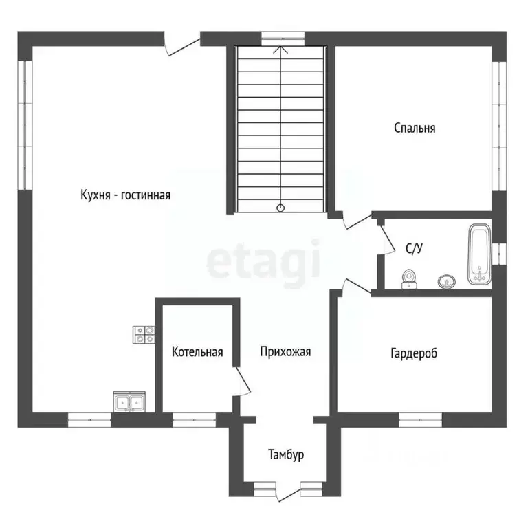 Дом в Самарская область, Ставропольский район, с. Тимофеевка ул. ... - Фото 1