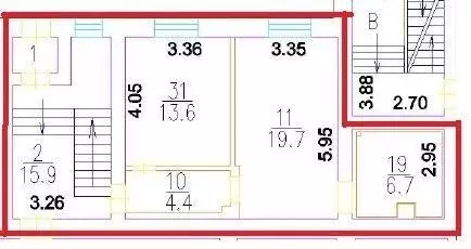Помещение свободного назначения в Москва ул. Гамалеи, 2 (219 м) - Фото 1