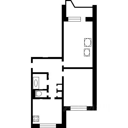 2-к кв. Московская область, Химки Совхозная ул., 4 (60.0 м) - Фото 1