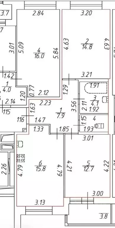 2-к кв. Санкт-Петербург Большой Сампсониевский просп., 70к5 (61.3 м) - Фото 2