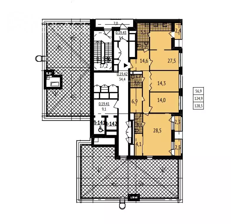 4-комнатная квартира: Москва, Мантулинская улица, 9к6 (124.5 м) - Фото 0