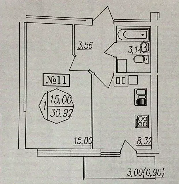 1-к кв. Башкортостан, Уфа Максимовка мкр, ул. Александра Спивака, 76 ... - Фото 2