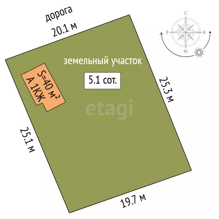 Дом в Тюмень, территория СНТСН Суходольное, Грушевая улица (40 м) - Фото 1