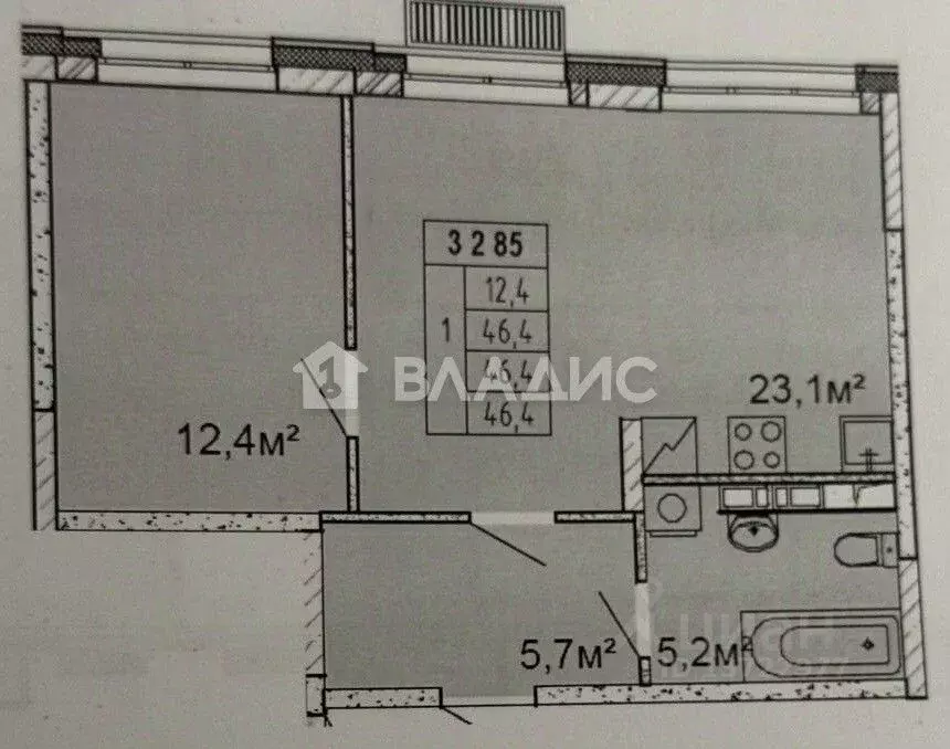 1-к кв. Нижегородская область, Нижний Новгород ул. Белинского, 23 ... - Фото 2