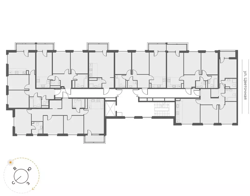 Студия Тверская область, Тверь Соминка мкр,  (30.4 м) - Фото 2