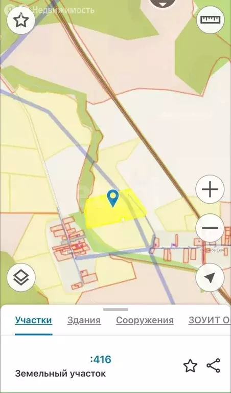 Участок в Скребловское сельское поселение, деревня Заречье (710.34 м) - Фото 1