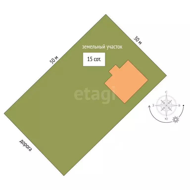 Дом в село Розовка, улица Маршала Жукова (94 м) - Фото 2