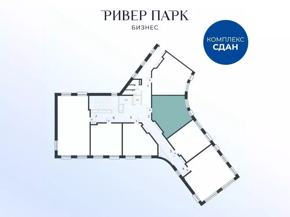 Офис в Москва ул. Корабельная, 2 (45 м) - Фото 2
