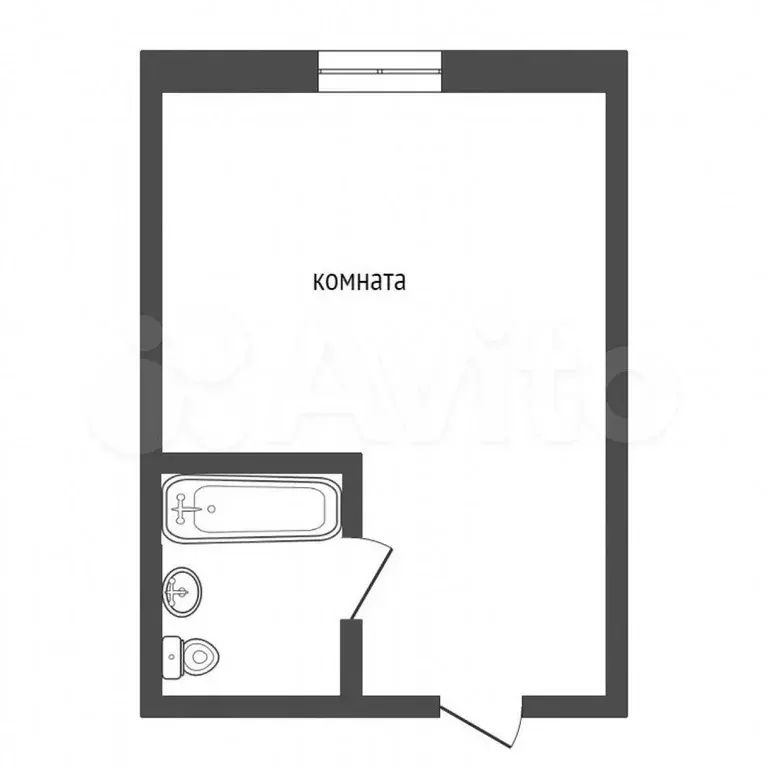 Квартира-студия, 14 м, 5/5 эт. - Фото 0