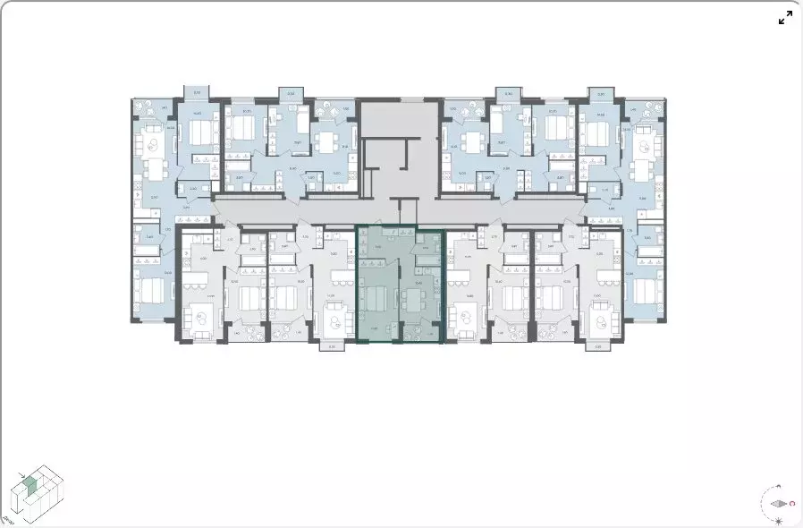 1-комнатная квартира: село Перхушково, микрорайон Равновесие, 4 (37.2 ... - Фото 2